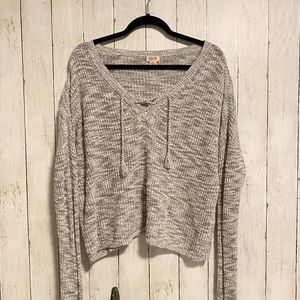 Gray sweater